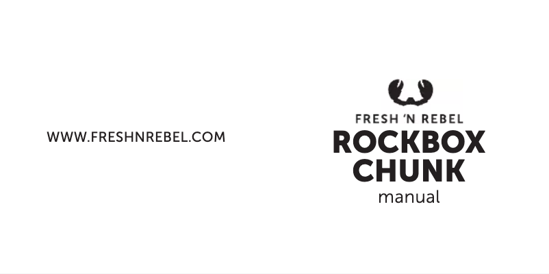 Image de la première page du manuel de l'appareil Rockbox #3