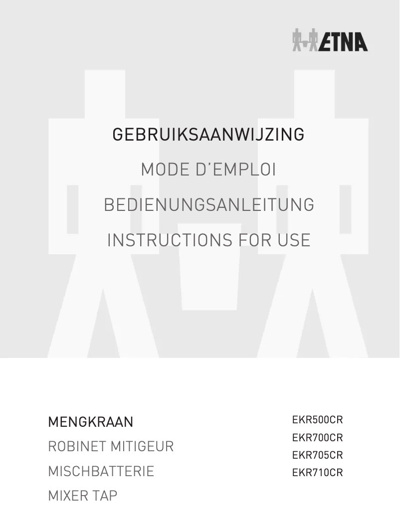 Page n°1 - Manuel utilisateur Etna EKR700CR