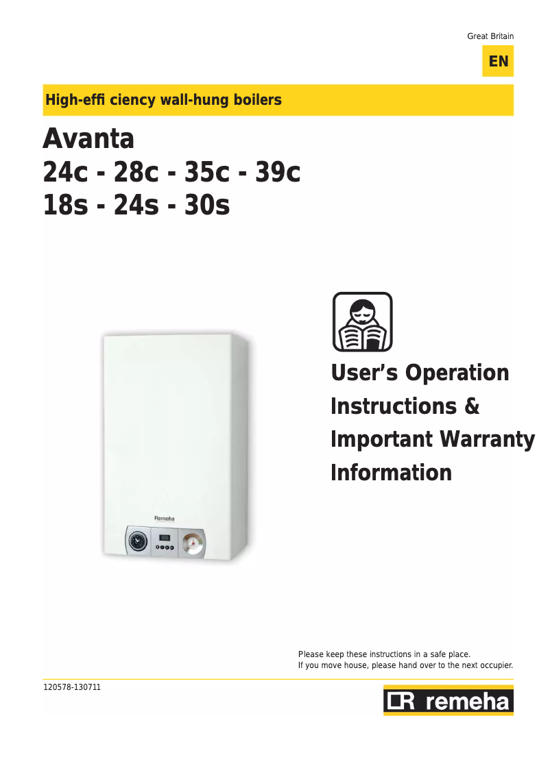 Image de la première page du manuel de l'appareil Avanta 30s