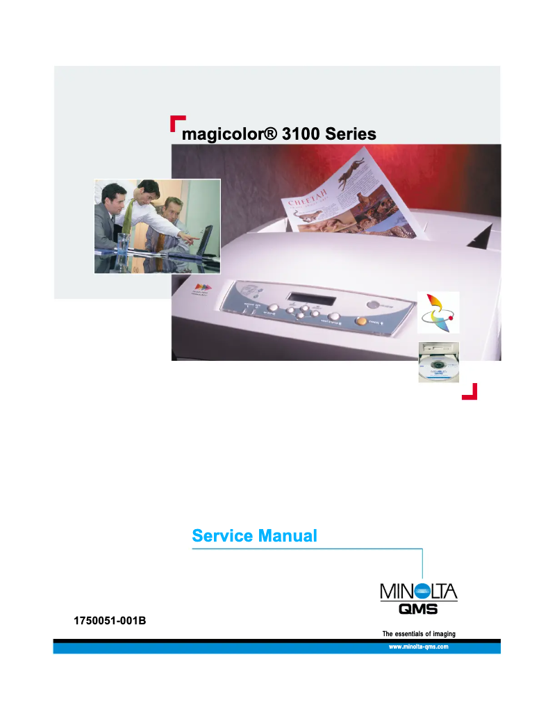 Image de la première page du manuel de l'appareil magicolor 3100