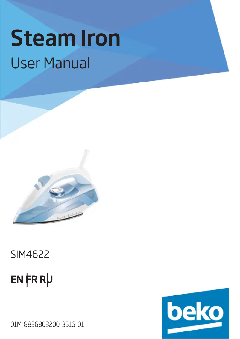 Page 1 de la notice Manuel utilisateur Beko SIM 4622