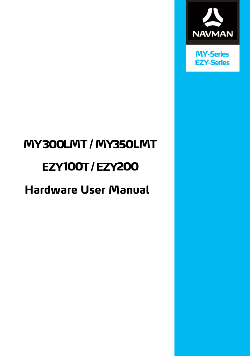 Page n°1 - Manuel utilisateur Navman EZY200