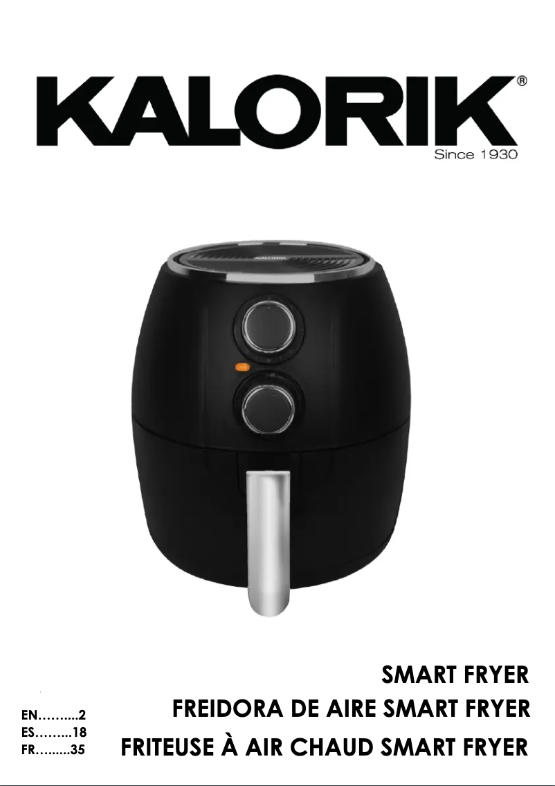 Página 1 del manual Manual de usuario Kalorik FT 46688 BK