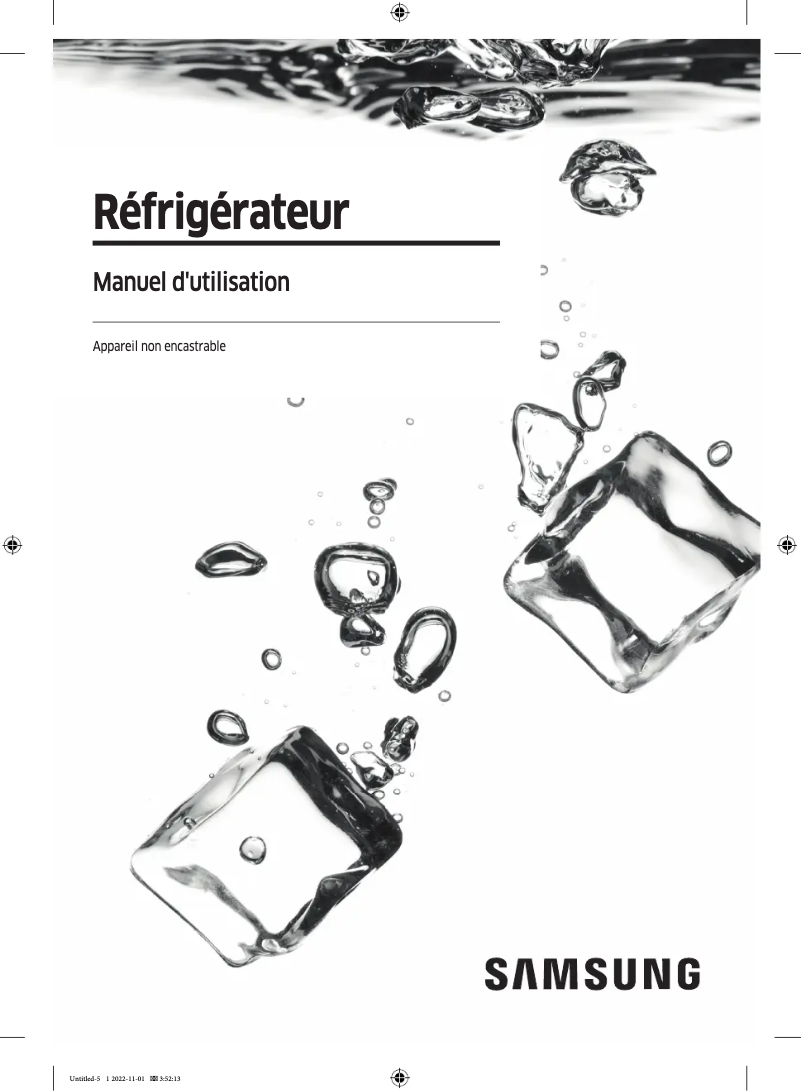 Image de la première page du manuel de l'appareil RF24B2660EQL