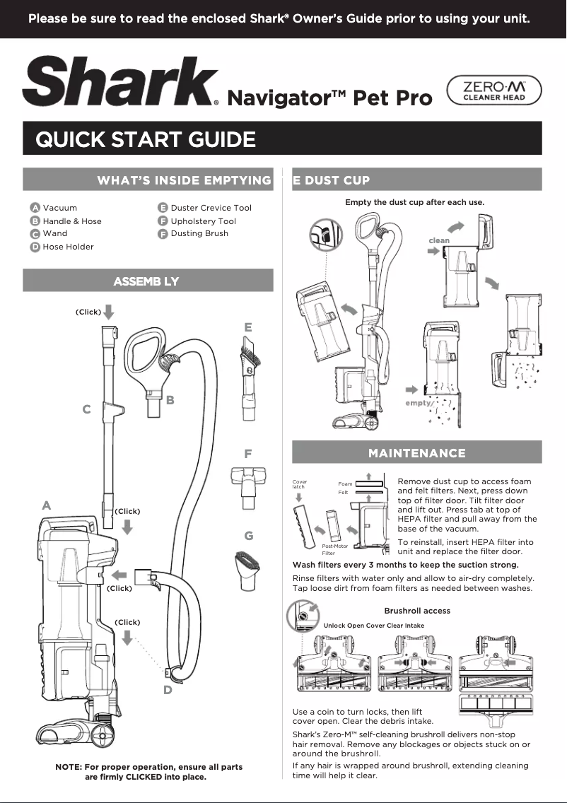 Image de la première page du manuel de l'appareil Navigator ZU62
