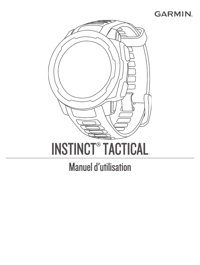 Page 1 de la notice Manuel utilisateur Garmin Instinct Tactical