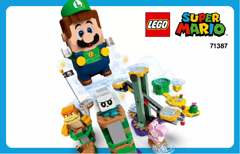 Page 1 de la notice Manuel utilisateur Lego Super Mario 71387