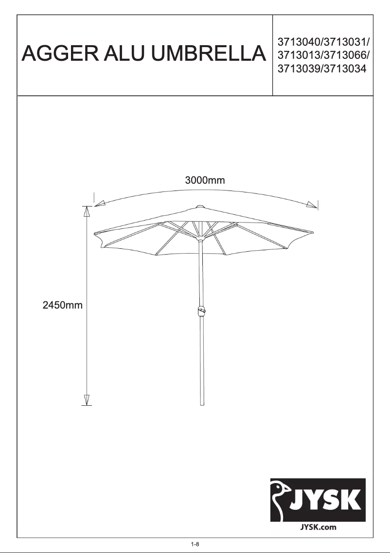 Image de la première page du manuel de l'appareil Agger