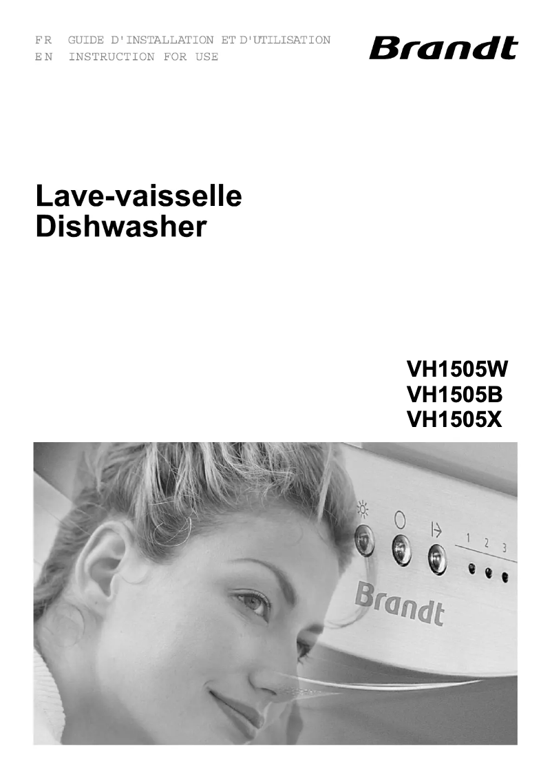 Página 1 del manual Manual de usuario Brandt VH1505W