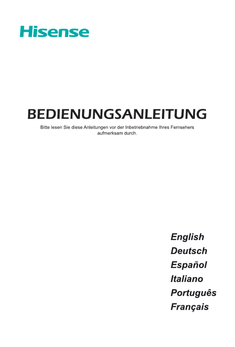 Page n°1 - Mode d'emploi Hisense H39A5100