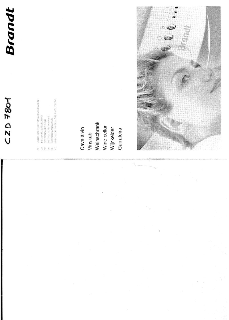 Imagen de la primera página del manual del dispositivo CZD7801