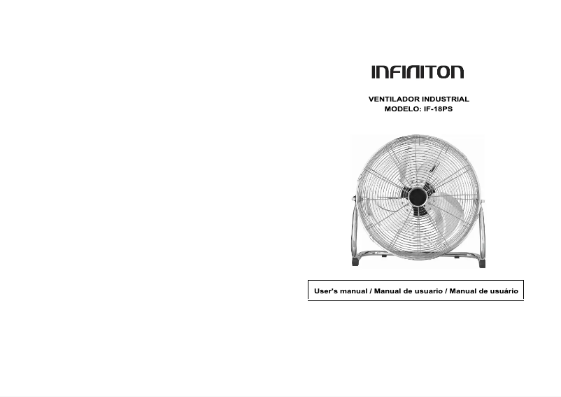 Page 1 de la notice Manuel utilisateur Infiniton IF-18PS