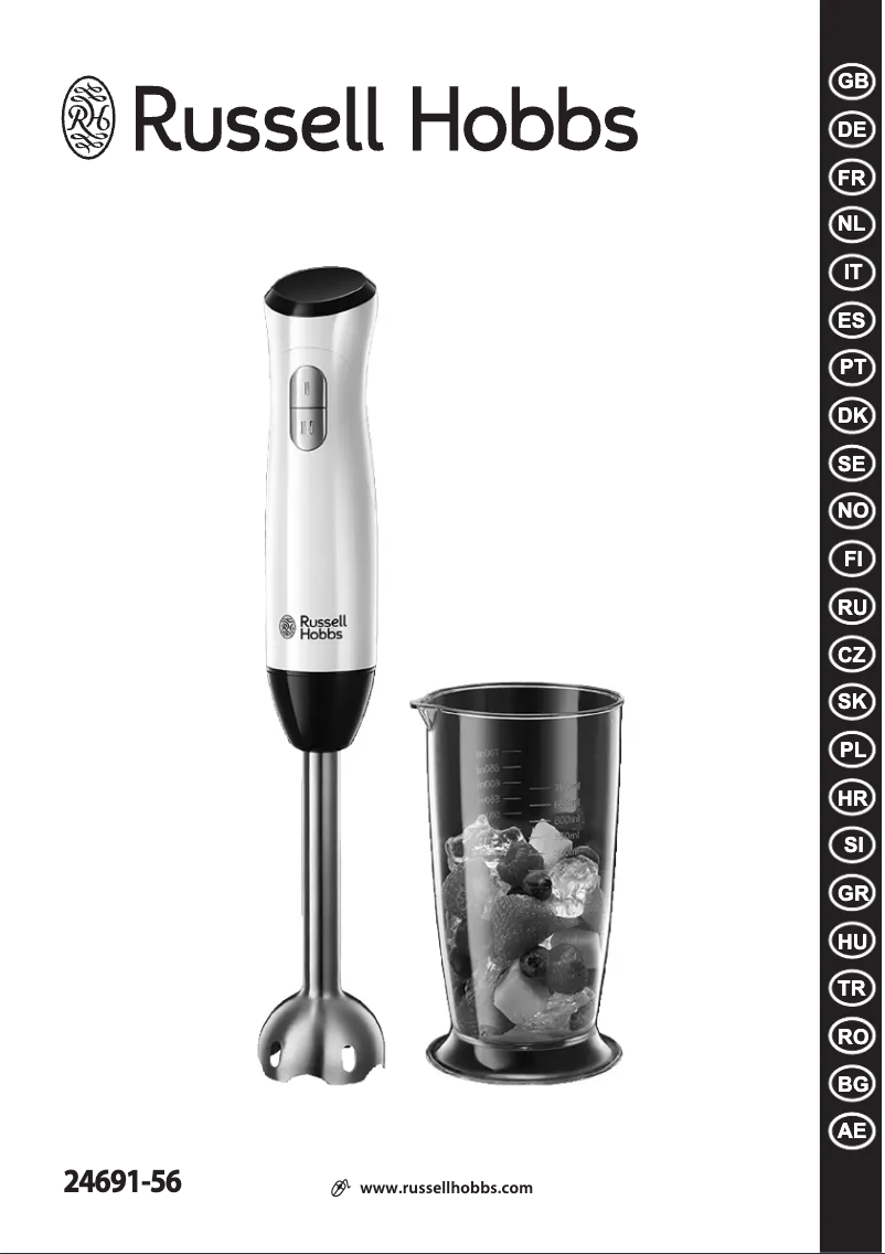 Page 1 de la notice Manuel utilisateur Russell Hobbs 24691-56