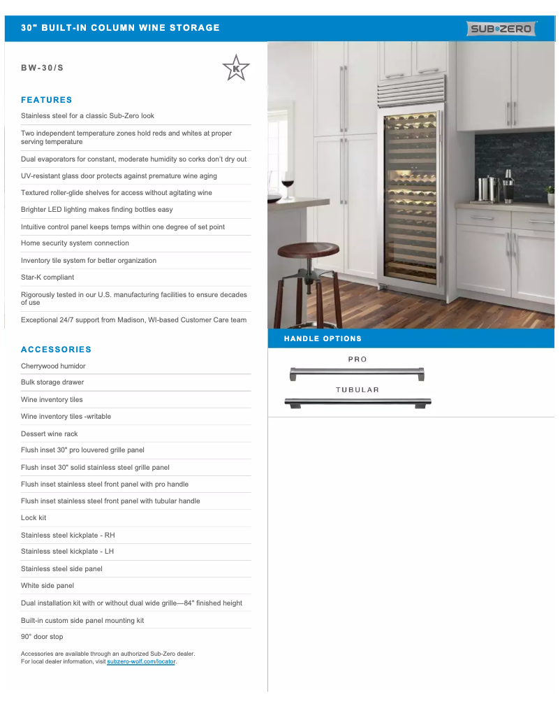 Image de la première page du manuel de l'appareil BW30SPHLH