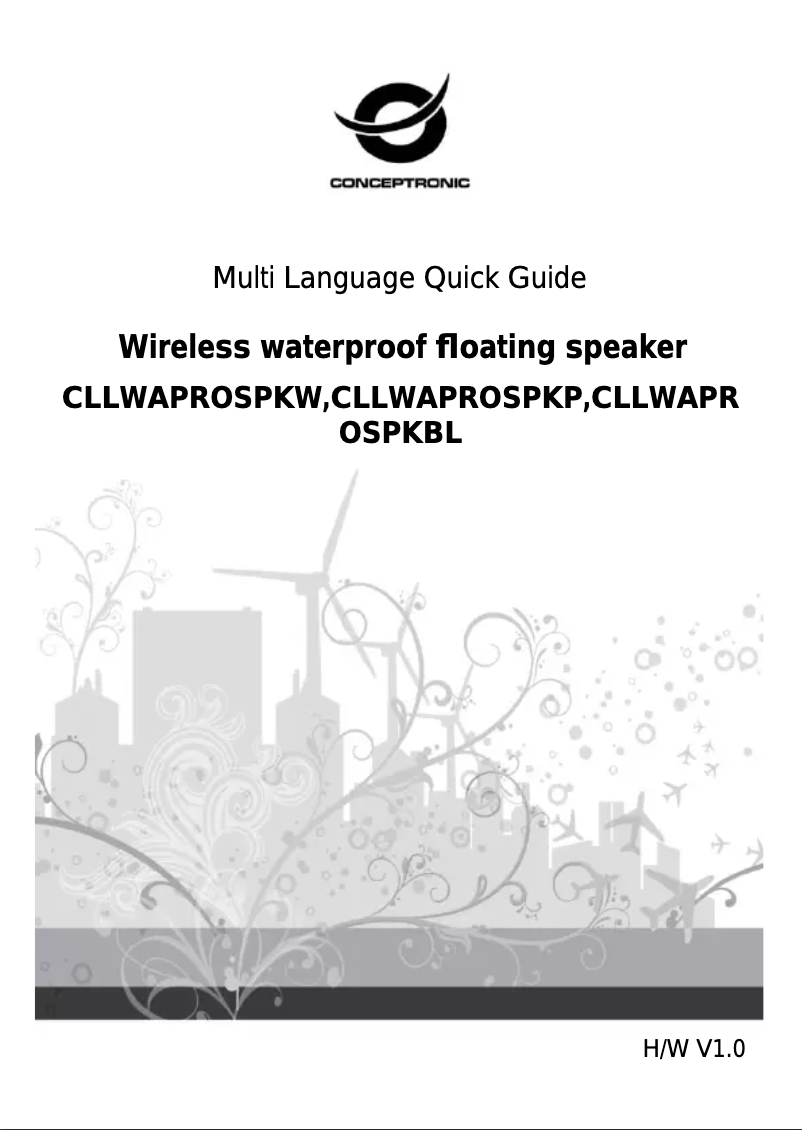 Page n°1 - Manuel utilisateur Conceptronic CLLWAPROSPKBL