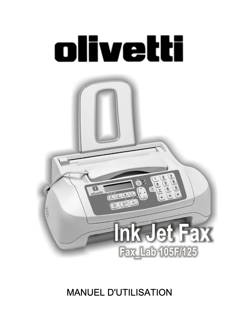 Page n°1 - Manuel utilisateur Olivetti Fax-Lab 125