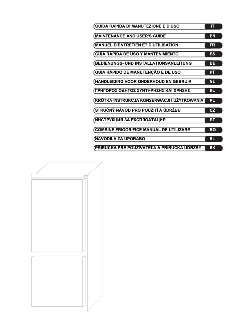Page n°1 - Manuel utilisateur Hoover H-FRIDGE 500 BHBS 184 NHG