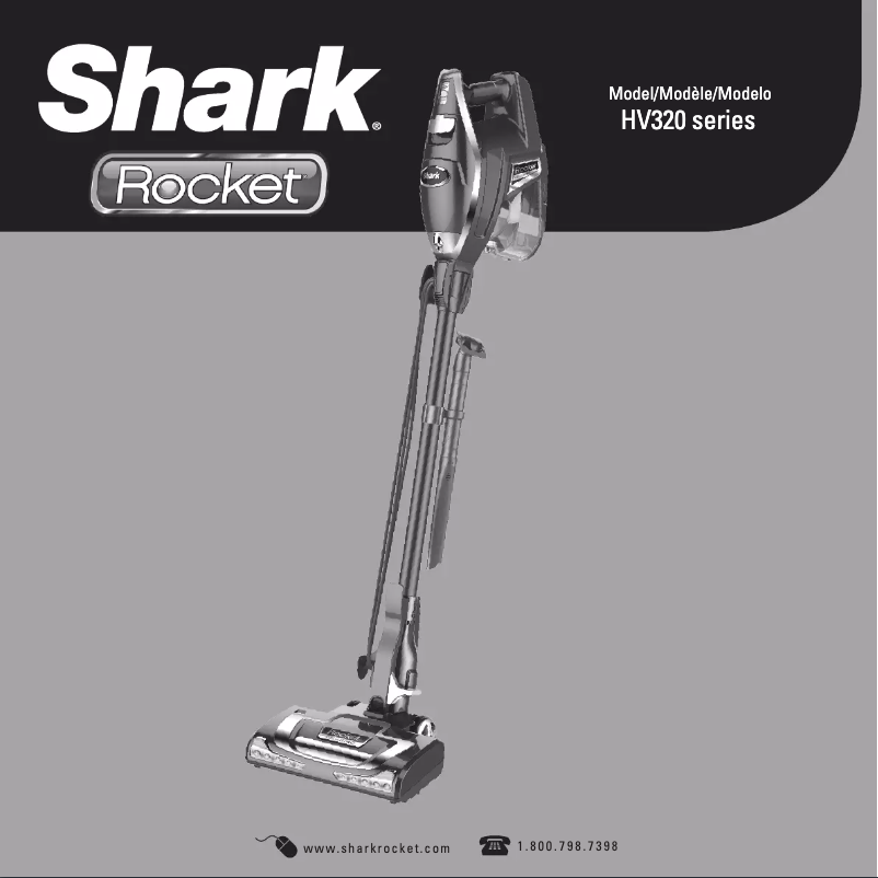 Page 1 de la notice Manuel utilisateur Shark Rocket TruePet HV322