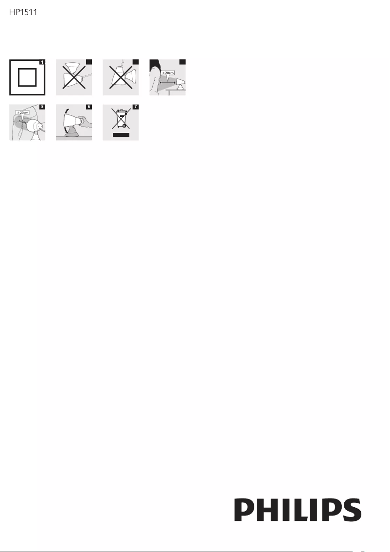 Image de la première page du manuel de l'appareil HP1511