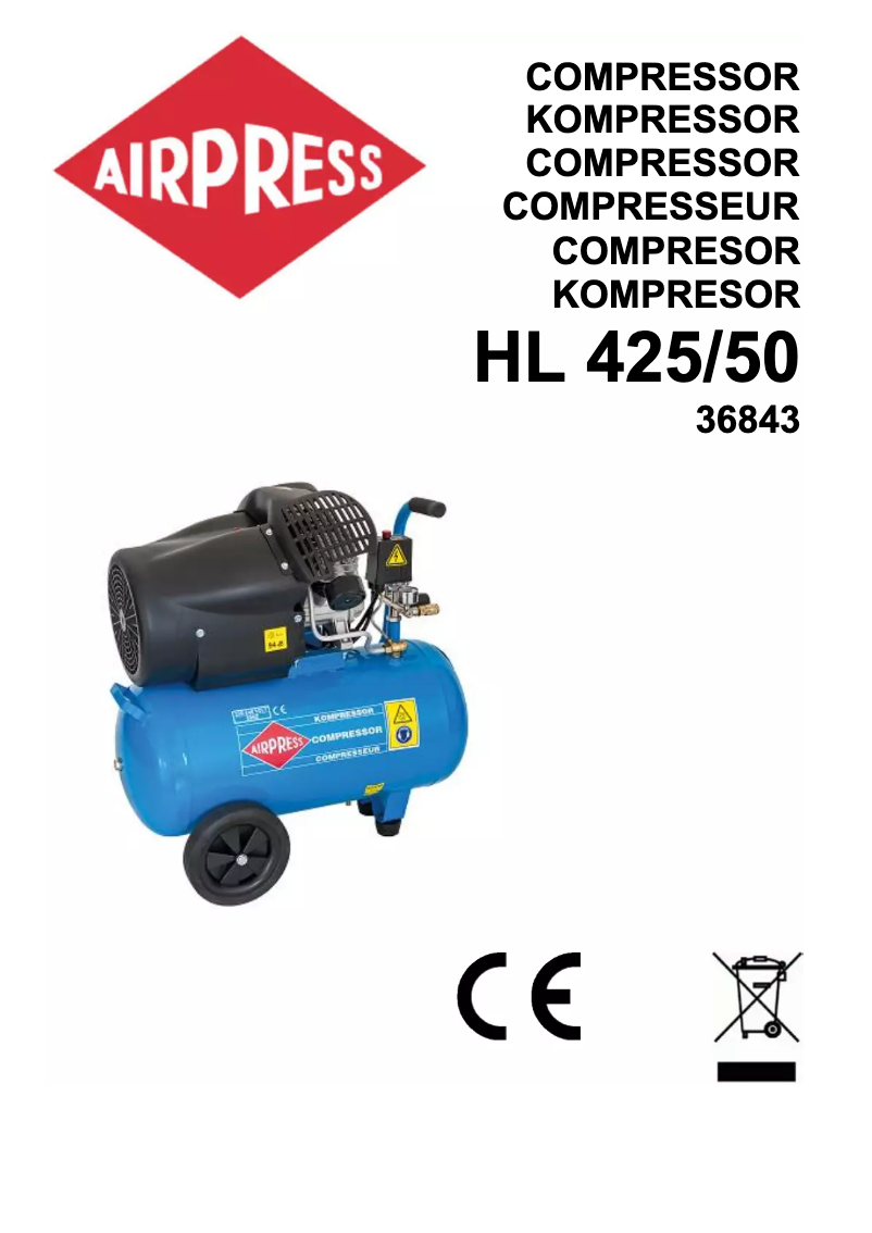 Image de la première page du manuel de l'appareil HL 425/50