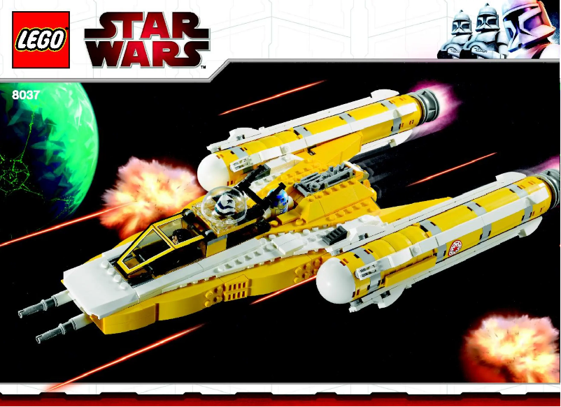 Page 1 de la notice Manuel utilisateur Lego Star Wars 8037