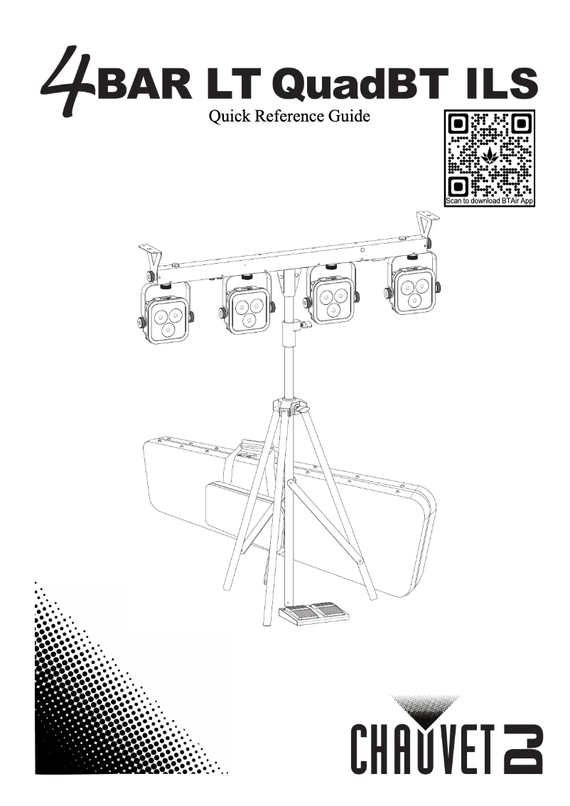 Page n°1 - Manuel utilisateur Chauvet 4BAR LT QuadBT ILS