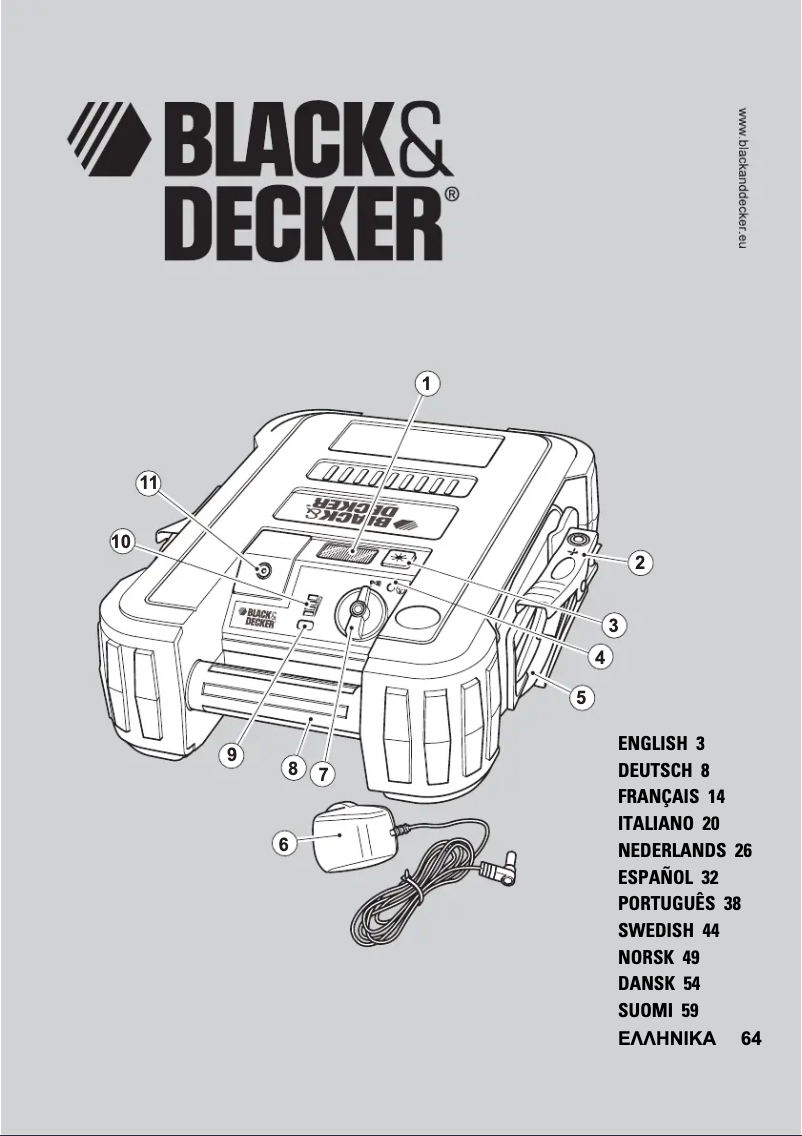 Página 1 del manual Manual de usuario Black & Decker BDJS450