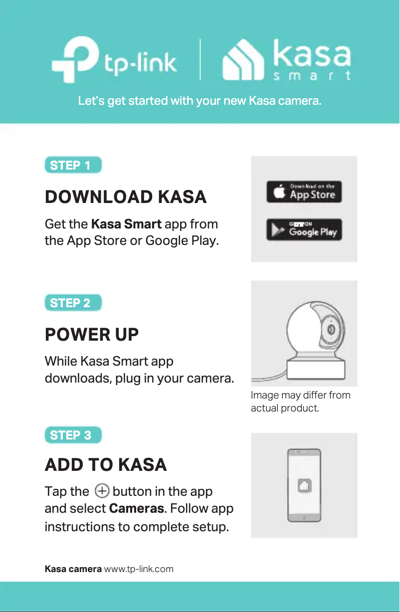 Página 1 del manual Guía de instalación TP-Link Kasa Spot Pan Tilt EC70