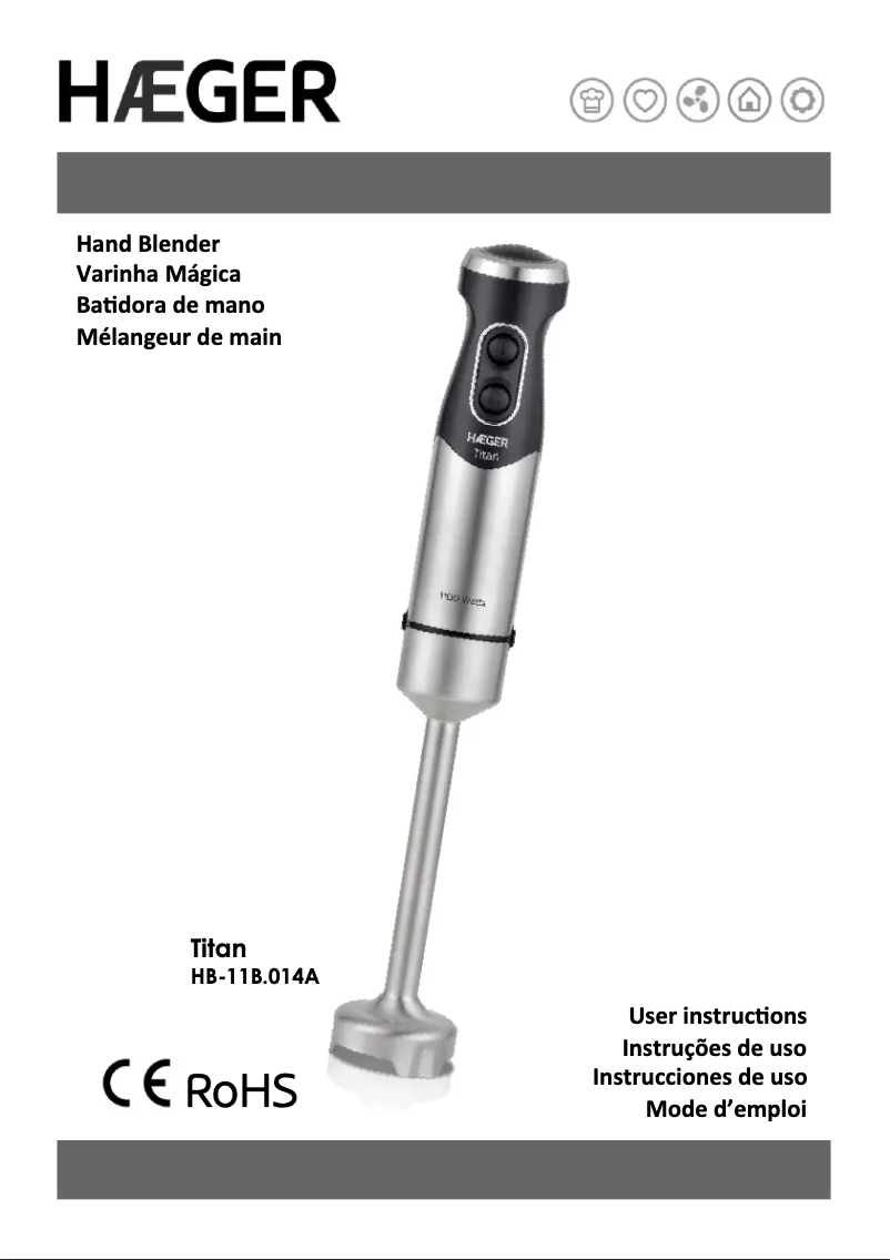 Page 1 de la notice Manuel utilisateur Haeger Titan HB-11B.014A
