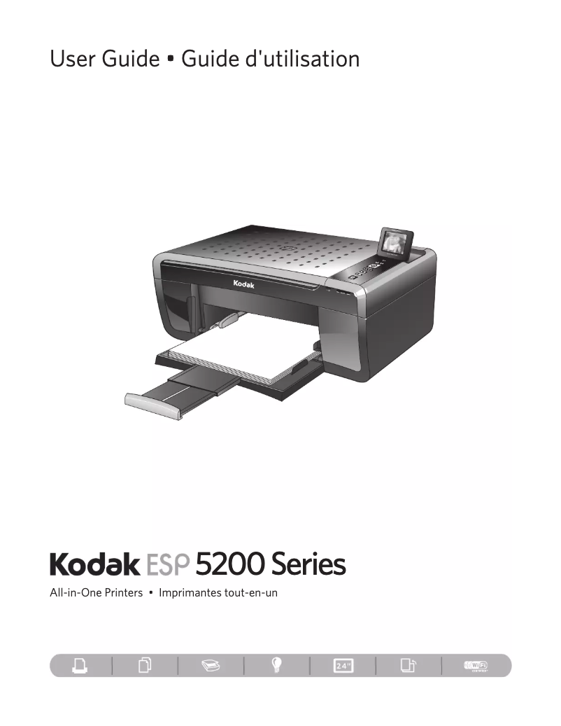 Page n°1 - Manuel utilisateur Kodak EasyShare ESP 5250