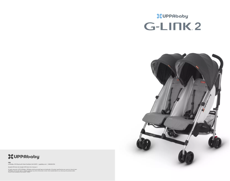 Page 1 de la notice Manuel utilisateur UPPAbaby G-LINK 2