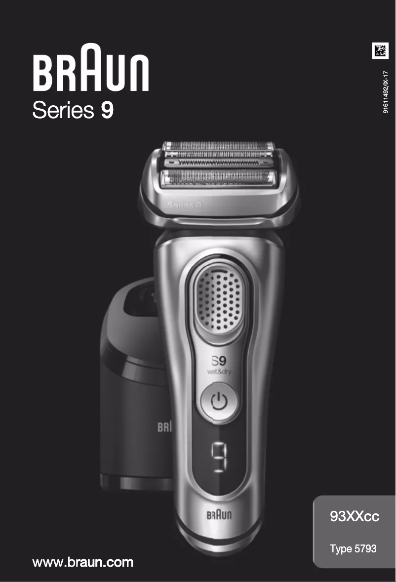 Image de la première page du manuel de l'appareil Series 9 9385CC