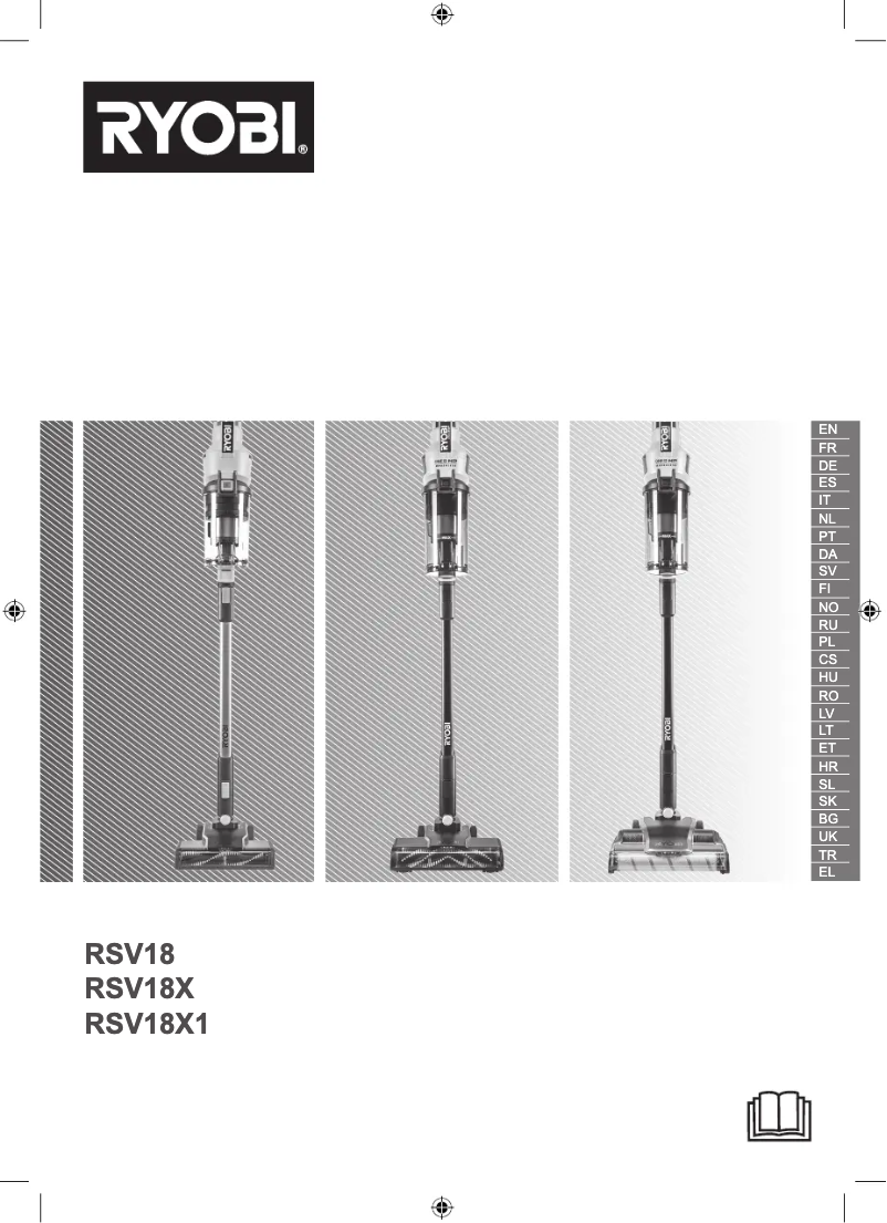 Page n°1 - Manuel utilisateur RYOBI One+ RSV18