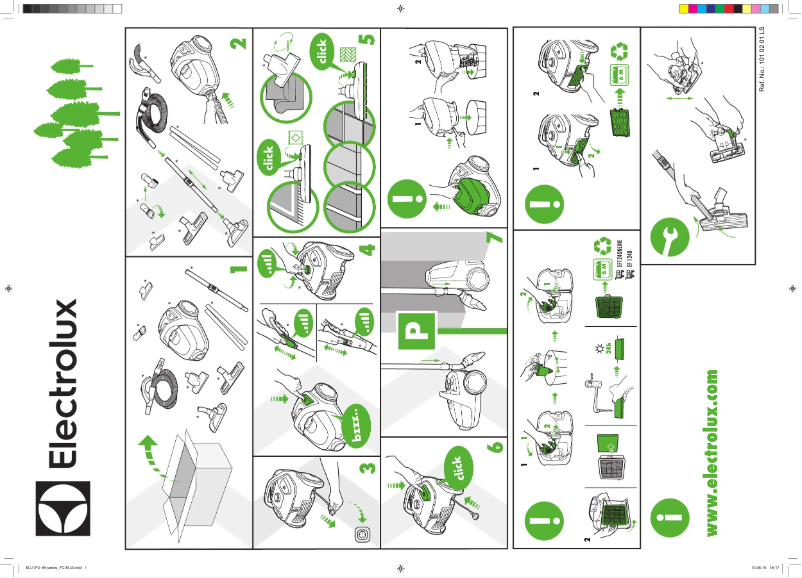 Page n°1 - Manuel utilisateur Electrolux EAPC52LR