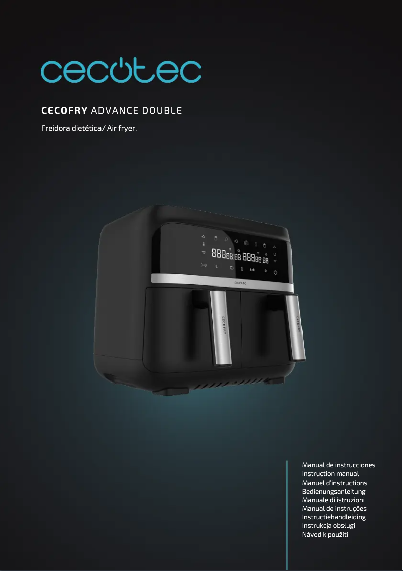Page n°1 - Manuel utilisateur Cecotec Cecofry Advance Double