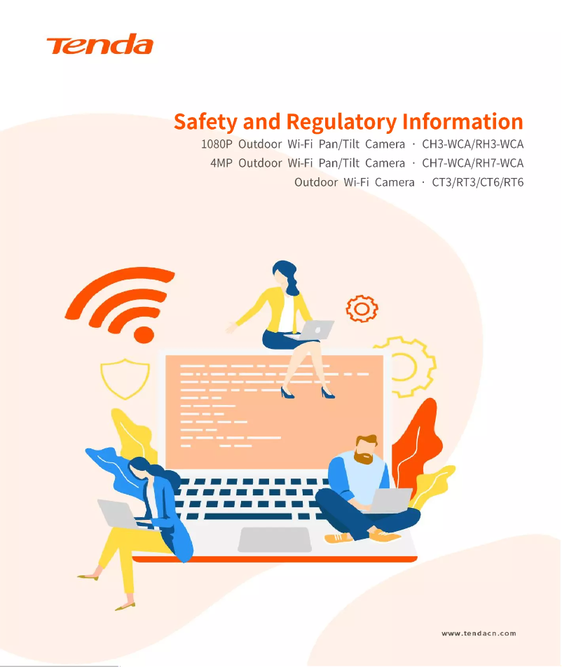 Page n°1 - Instructions de sécurité Tenda RH7-WCA