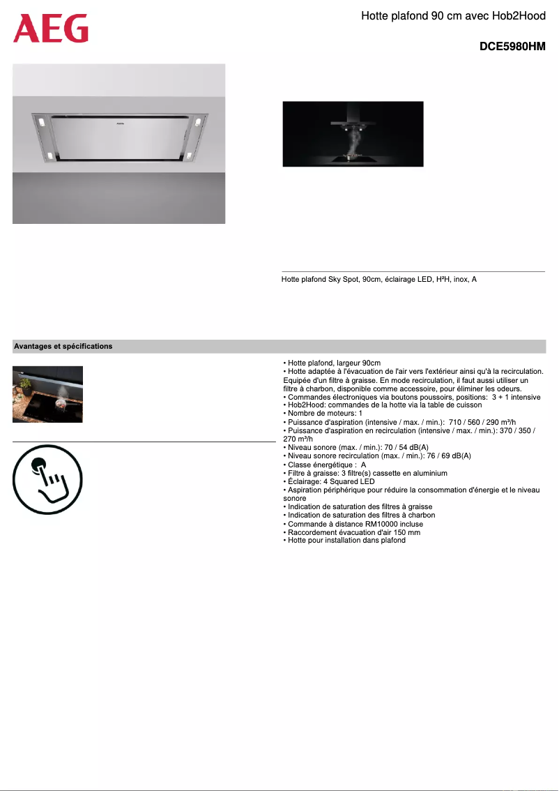 Imagen de la primera página del manual del dispositivo DCE5980HM