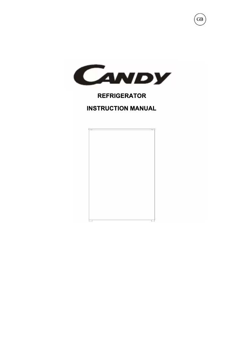 Page n°1 - Manuel utilisateur Candy CBL 150 E