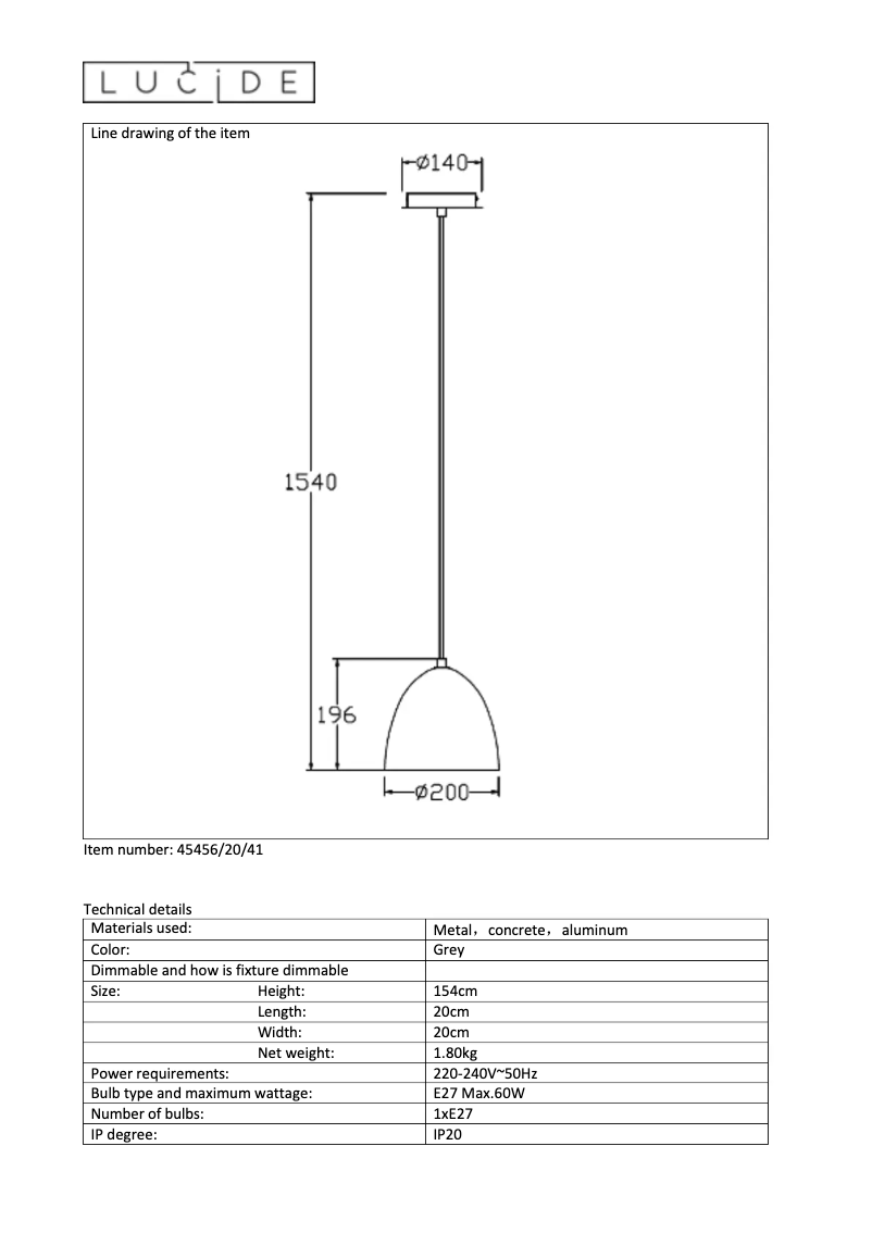 Page 1 de la notice Manuel utilisateur Lucide Solo