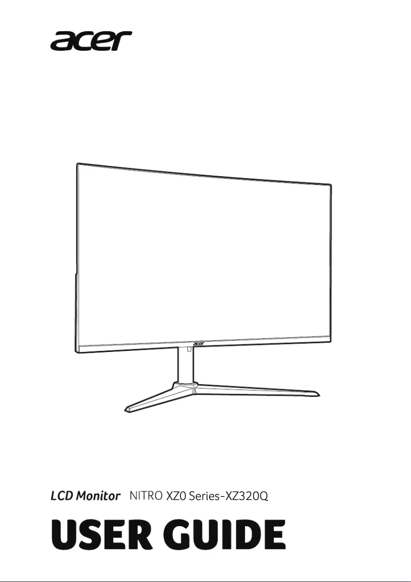 Image de la première page du manuel de l'appareil XZ320QP