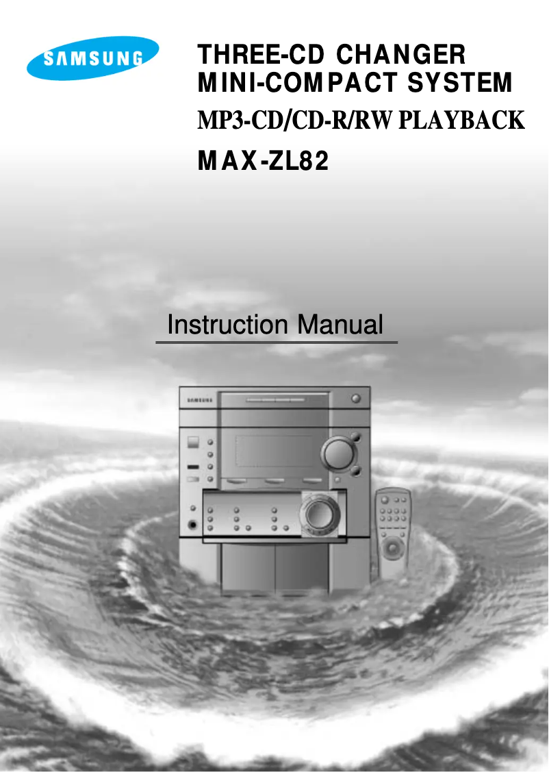 Page 1 de la notice Manuel utilisateur Samsung MAX-ZL82