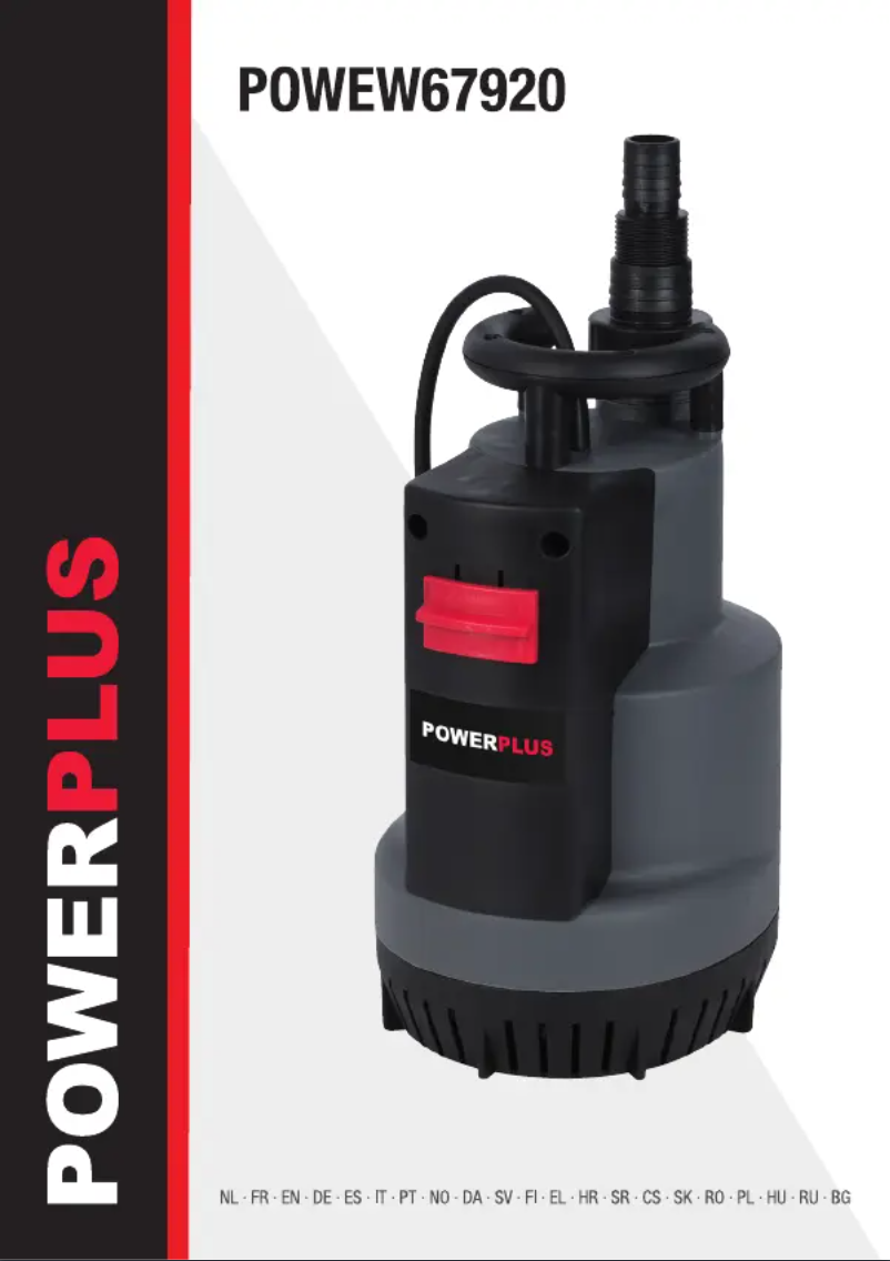 Page 1 de la notice Manuel utilisateur PowerPlus POWEW67920