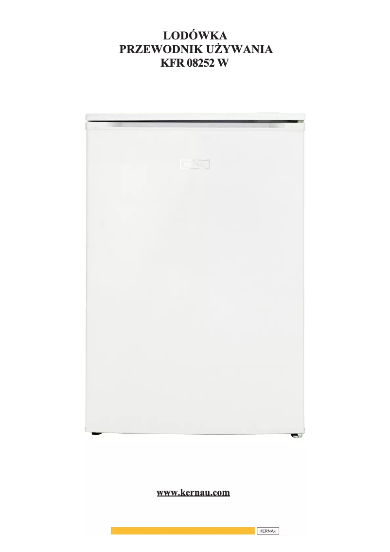 Página 1 del manual Manual de usuario Kernau KFR 08252 W
