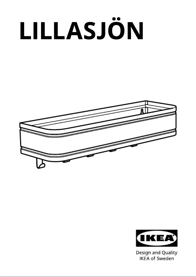 Page 1 de la notice Manuel utilisateur Ikea LILLASJÖN 504.780.23