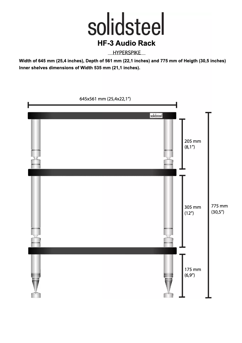 Page n°1 - Mode d'emploi Solidsteel Hyperspike HF-3