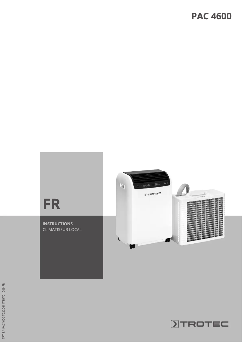 Image de la première page du manuel de l'appareil PAC 4600