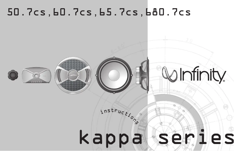 Página 1 del manual Manual de usuario Infinity Kappa 680.7cs