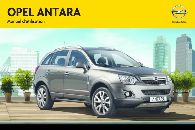 Page 1 de la notice Manuel utilisateur Opel Antara (2012)