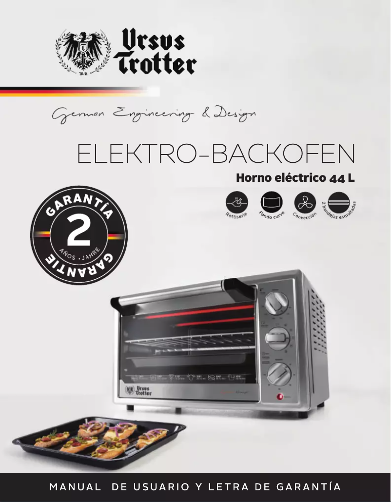 Image de la première page du manuel de l'appareil UT-BACKOFEN 26