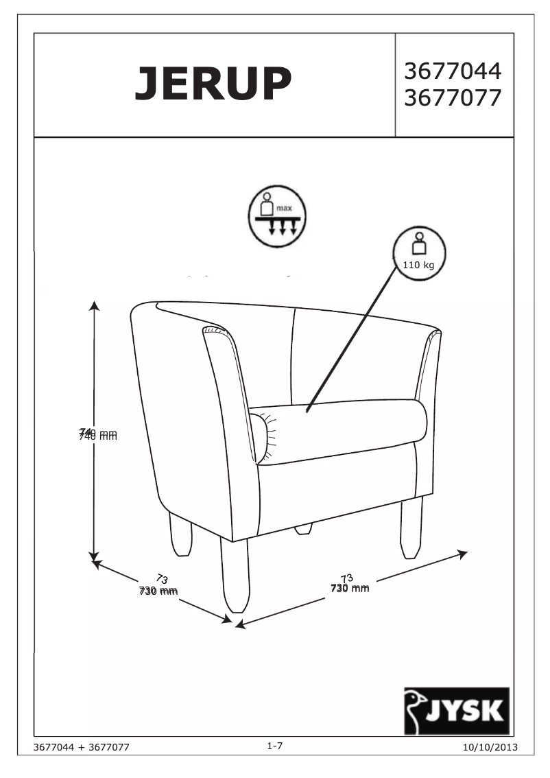 Página 1 del manual Manual de usuario JYSK Jerup